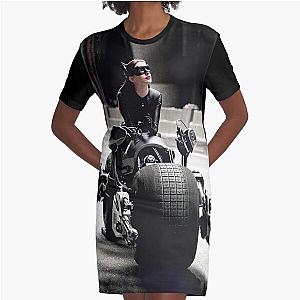 Anne Hathaway Design Graphic T-Shirt Dress