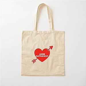 In Love with Anne Hathaway Cotton Tote Bag