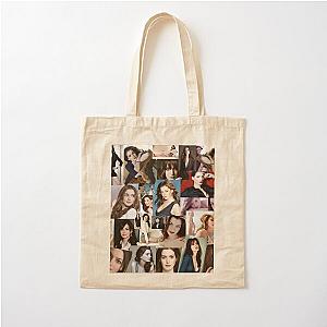 Anne Hathaway Photo Collage Cotton Tote Bag