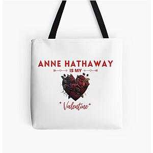 Anne Hathaway My Valentine All Over Tote Bag