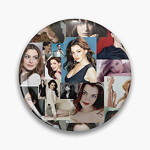 Anne Hathaway Photo Collage Pin
