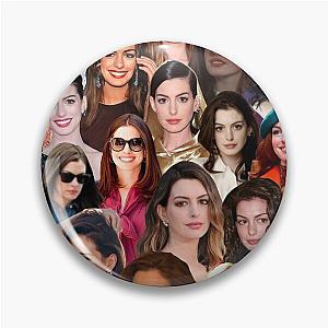 Anne Hathaway Photo Collage Pin