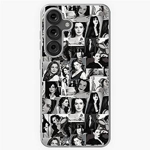 Anne Hathaway Photo Collage Black and White Version Galaxy Case