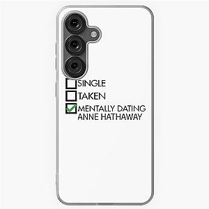 Mentally Dating Anne Hathaway Samsung Galaxy Soft Case