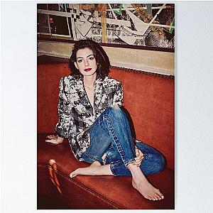 Anne Hathaway Art Poster