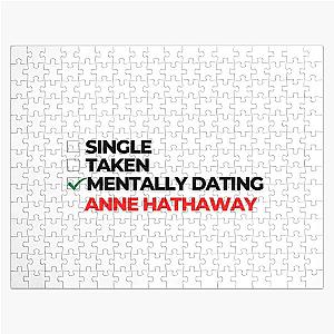 Mentally Dating Anne Hathaway Jigsaw Puzzle