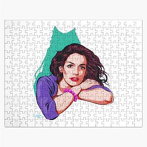 Anne Hathaway An illustration by Paul Cemmick Jigsaw Puzzle Cleaner