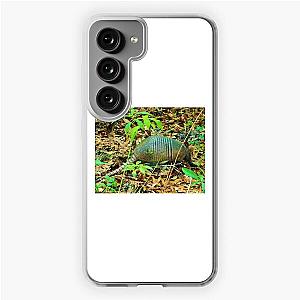 Anne Marie the Armadillo browsing for breakfast Samsung Galaxy Soft Case