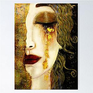 Golden Tears Freya’s Tears of Gold Anne Marie Zimmerman (School of Klimt) Poster