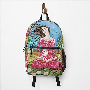 A picturesque of the painting by the artist Anne-Marie Zilberman Backpack