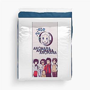 Anohana Anime T-ShirtAnohana-(Sketch) T-Shirt-by Ezlaifu- (34) Duvet Cover