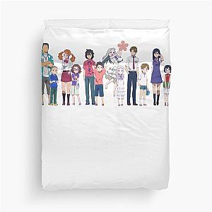 Anohana characters logo Duvet Cover