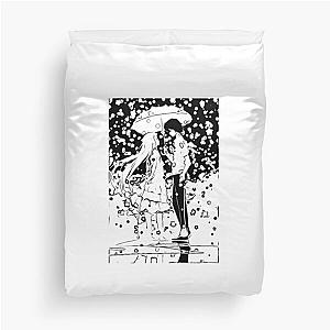 Anohana - Menma and Jintan (Mono) Duvet Cover