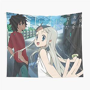 Anohana The Flower We Saw That Day-Couple image Tapestry