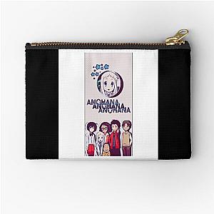 Anohana Anime T-ShirtAnohana-(Sketch) T-Shirt-by Ezlaifu- (34) Zipper Pouch