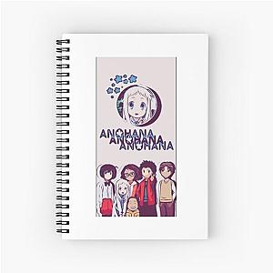 Anohana - Main Characters (Sketch) Spiral Notebook