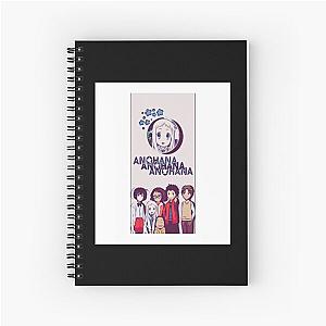 Anohana Anime T-ShirtAnohana-(Sketch) T-Shirt-by Ezlaifu- (34) Spiral Notebook