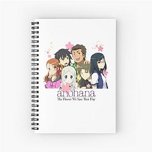 Friends anohana  Spiral Notebook