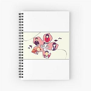 Anohana - Main Characters (Sketch) Spiral Notebook