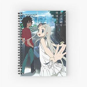 Anohana The Flower We Saw That Day-Couple image Spiral Notebook