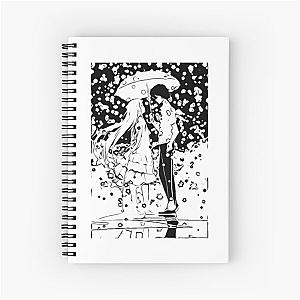 Anohana - Menma and Jintan (Mono) Spiral Notebook