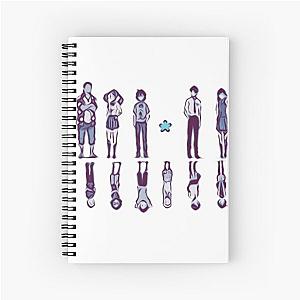 Anohana - Main Characters (Sketch) Spiral Notebook