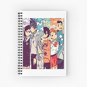 Anohana - Main Characters (Sketch) Spiral Notebook