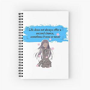 Menma Honma- Anohana Spiral Notebook