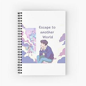 Escape to another world Anime Spiral Notebook