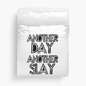 Another Day Black and White Duvet Cover