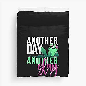 Another Day Slay! Froggy White Duvet Cover