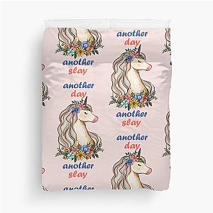 Another day a unicorn duvet cover.