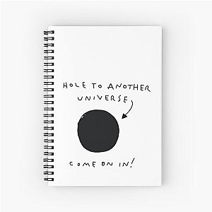 Hole to Another Universe Spiral Notebook