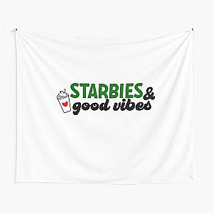Starbucks Good Vibes, Basic Coffee, Another Day Another Starbucks Tapestry