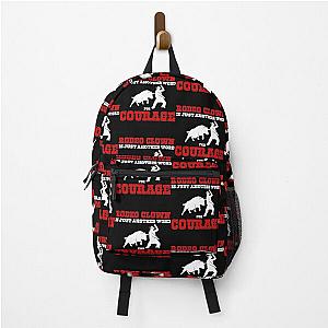 Another Word for Courage Rodeo Clown Design Backpack