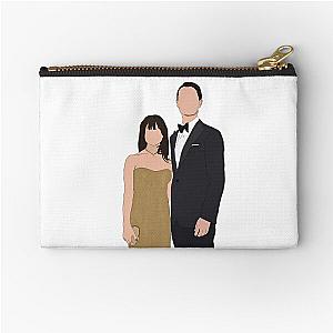 Ansel Elgort & Violetta Komyshan - red carpet Zipper Pouch