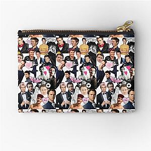 Ansel Elgort Collage Zipper Pouch