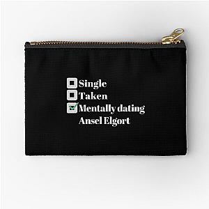 Mentally dating Ansel Elgort Zipper Pouch