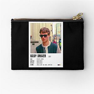 Ansel Elgort And Baby Driver Hear The Sound Zipper Pouch