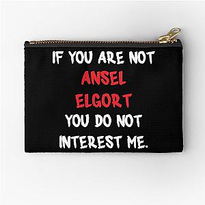 Ansel Elgort - If you are not Zipper Pouch