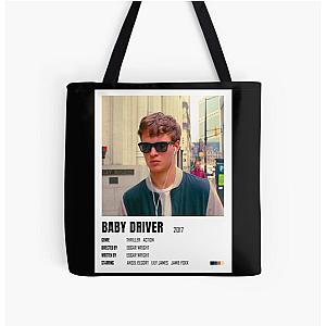 Ansel Elgort And Baby Driver Hear The Sound All Over Print Tote Bag