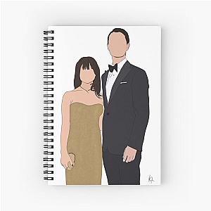 Ansel Elgort & Violetta Komyshan - red carpet Spiral Notebook