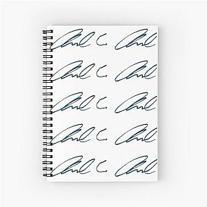 Ansel Elgort Signature  Spiral Notebook