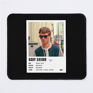 Ansel Elgort And Baby Driver Hear The Sound Mouse Pad