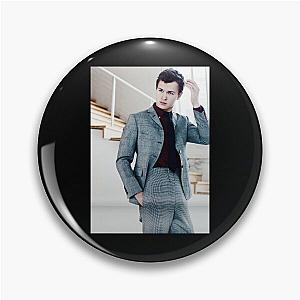 Ansel Elgort Metal Print Pin