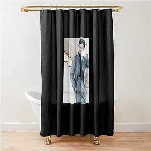 Ansel Elgort Metal Print Shower Curtain