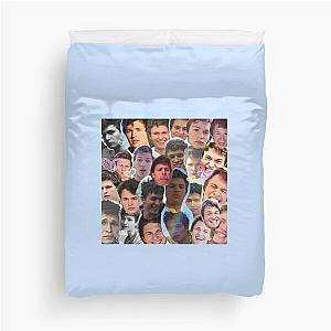 Ansel Elgort collage Duvet Cover