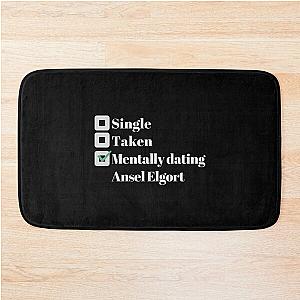 Mentally dating Ansel Elgort Bath Mat