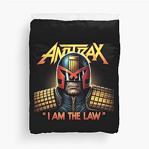 Anthrax I am the Law Duvet Cover