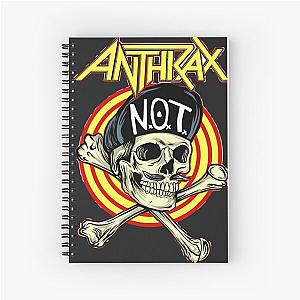 Cute Animated Dog Anthrax Bandanthrax Band Spiral Notebook